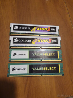 PC RAM DDR3 DIMM 4 x 2GB Corsair 1330Mhz