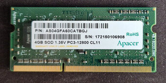 Apacer 4GB DDR 3 - 1600MHz