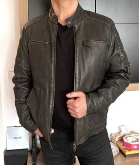 Pánska kožená bunda Camel Active