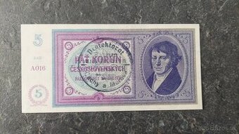 5 K 1938/40, stav N (UNC)