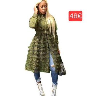 Tenká vesta s predĺžením