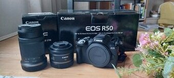 Canon eos R50 + 2 objektívy