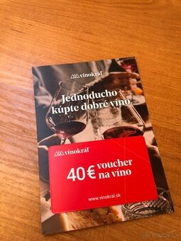 40€ Voucher na víno