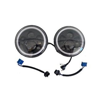 LED svetlomety 7-palcové okrúhle, SUV, OFFROAD, LKW, TRAKTOR