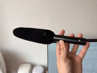 Shotgun Sennheiser ME66 mikrofón + K6P