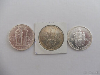 10 Ks/1944 Pribina a 20 Ks /1941 Cyril a Metod