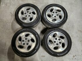 Hliníkové disky 5x120.6 + letné pneu 225/55r16
