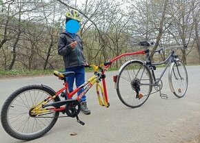 Tandemova tazna tyc DOMADO - na detsky bicykel