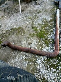 Zadný nárazník a výfuk na Tatru 815
