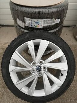 Alu disky 5x100 r17 zimné pneumatiky 215/45 r17 nové