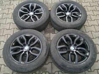 Elektrony BMW X3 BLACK 5x120 r17, zimne pneu. 225/60 R17