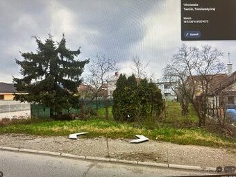 Predáme malé stavebné pozemky v Trenčíne na BRNIANSKA ulica.