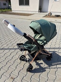 Cybex Mios rose gold Leaf green