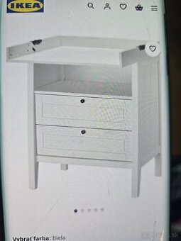 Prebaľovací pult IKEA s komodou