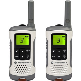 MOTOROLA T50 WALKIE TALKIE, Vysielačky, šedé, 2ks