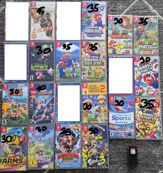Nintendo switch hry