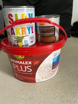 Primalex plus matná 4 kg neotvorena farba ( po záruke )