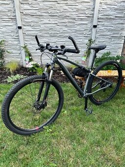 Horský bicykel Rockrider 29” sivý