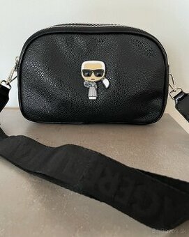 Čierna kabelka Karl Lagerfeld