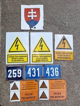 Smaltovane cedule