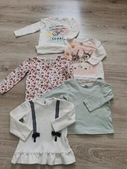 Dievčenské tričká, topy s dlhým rukávom