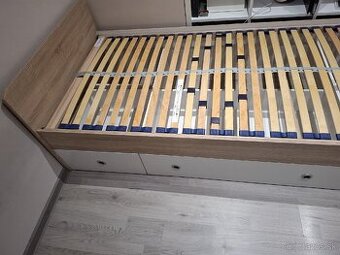 Posteľ s úložným priestorom 90x200