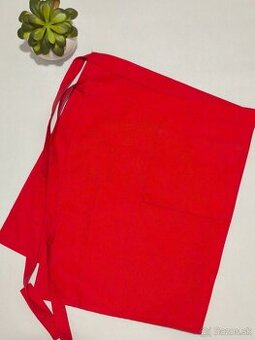 Zástera  do pása červená