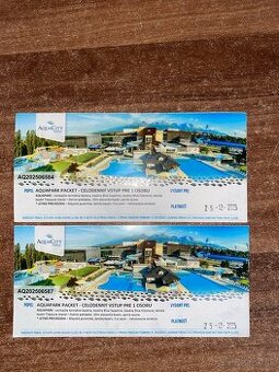 AquaCity Poprad lístky