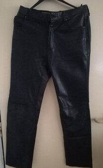 DIFFERENT pánske koženné nohavice