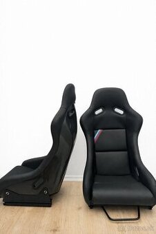 Coppia Sedili REPLICA RECARO POLE POSITION BMW ( PELLE ) UK