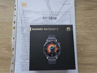 Huawei Watch GT 5 46mm Black, ako nove, zaruka