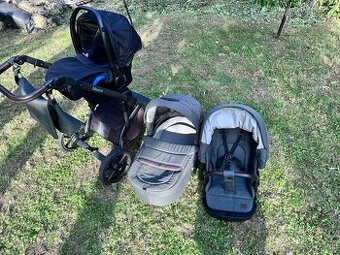 Roan kombinovaný kočík BLOOM Basic, night green, 3-kombináci