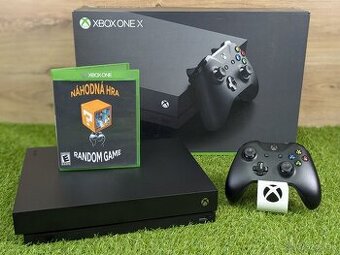 Xbox One X 1TB, 1 ovládač, 1 náhodná hra