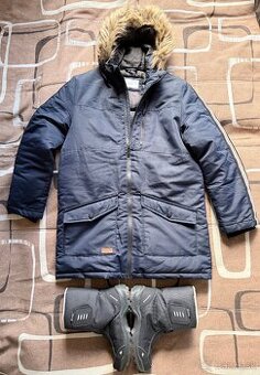 Zimná bunda + obuv 15€