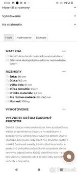 Predám detskú posteľ