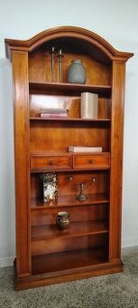 Rustikální knihovna, regál, otevřená skříň, Nábytek Spříběhe