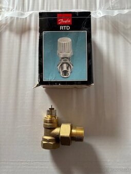 Termostaticky ventil Danfos 3/4" rohovy