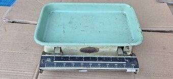 Retro kuchynská vaha s misou