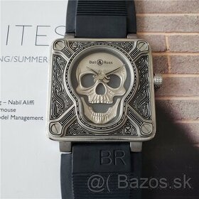 Pánske hodinky Bell & Ross Skull Burn Limited Edition - 1