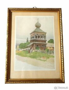 Dřevěný kostel - 1924