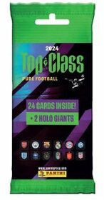 FAT PACK -TOP CLASS 2024 balucek futbalove karty 24 ks + 2 k