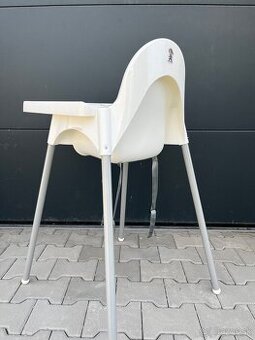 IKEA ANTILOP DETSKÁ JEDÁLENSKÁ STOLIČKA + POPRUHY