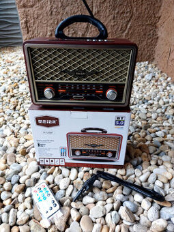 Radio retro Bluetooth MP3 FM AM USB CA -