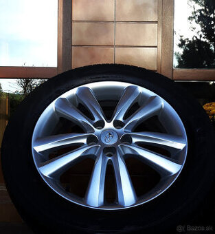 alu R17 5x114,3 letné pneu 225/45 orig. Hyundai + Kia