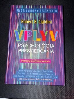 Predám knihu Vplyv (Robert Cialdini)