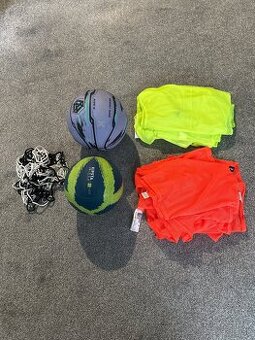 Loptový športový basketbal volejbal lopty dresy set