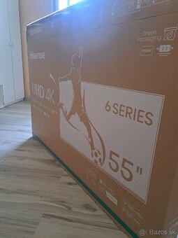 TV 55" palcový Hisense 55E6NT, 3 roky záruka