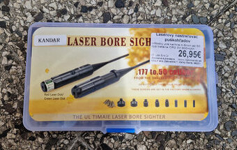 Laserový nastreľovač puškohľadov Laser Bore Sighter .177 .50