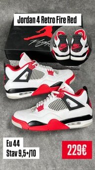 Jordan 4 retro Fire red
