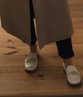 Bledé kožené mokasíny/loafers Sam Edelman, 38, 50 E